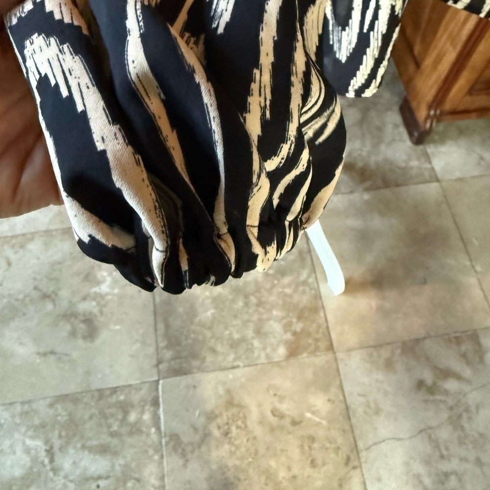 Who What Wear ladies NWOTXL Animal, print blouse lightweight - Picture 6 of 12
